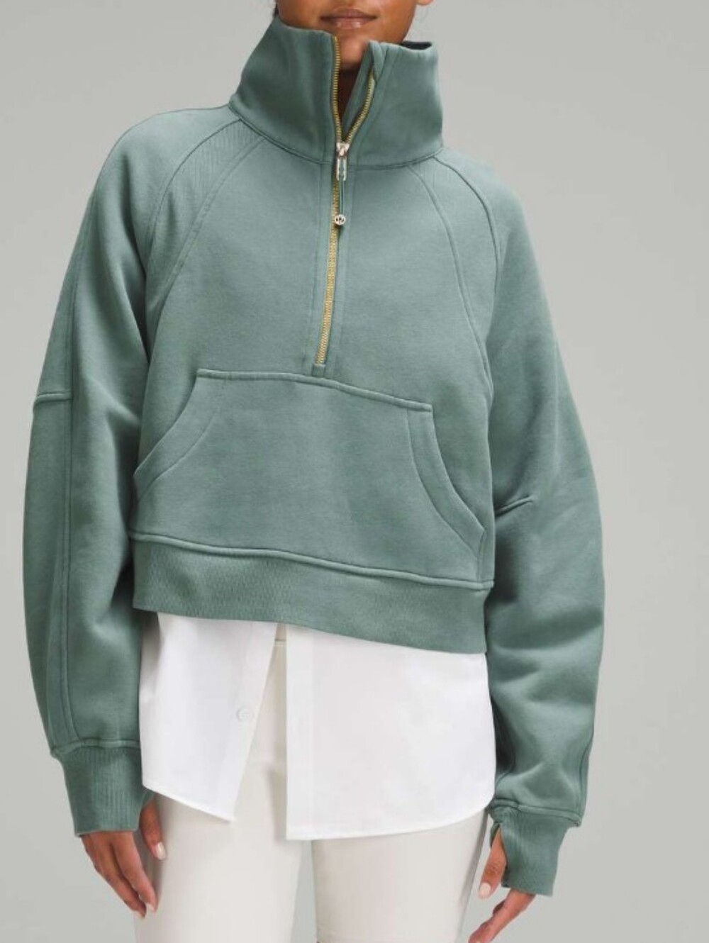 Lululemon Scuba Oversized Funnel Neck Half Zip